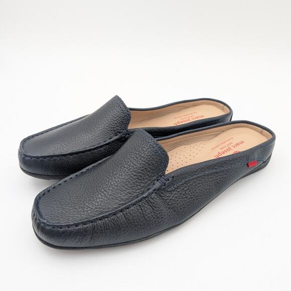 Marc Joseph New York Rose Ave Mule Round Toe Women's Black Size US11 EU42 - Picture 1 of 11